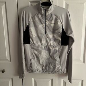 The North Face Gray Camo Pullover